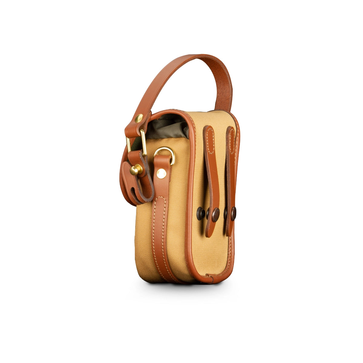 Billingham Ten-16 Khaki/Tan back angle