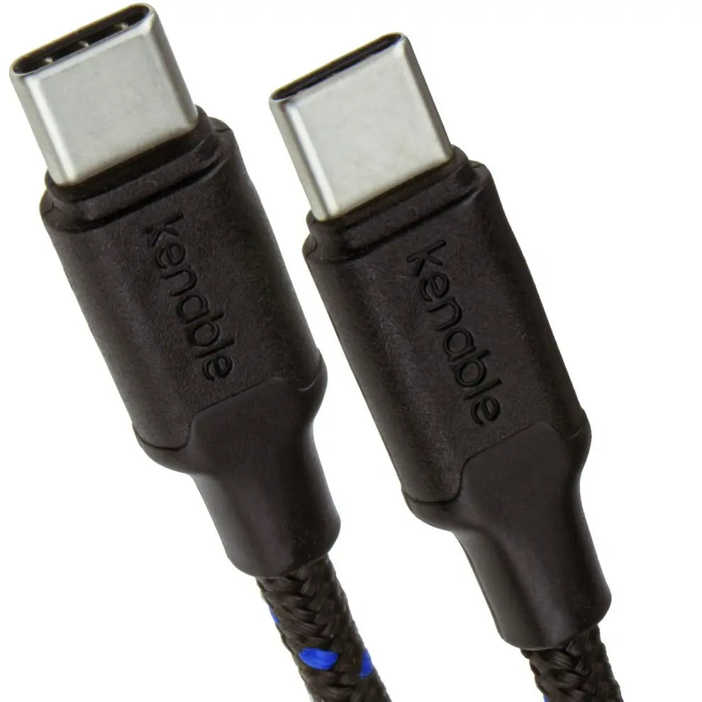 Braided 20AWG USB PD Type C To Type C Fast Charge 3A+ Charging Cable 1m Black product photo