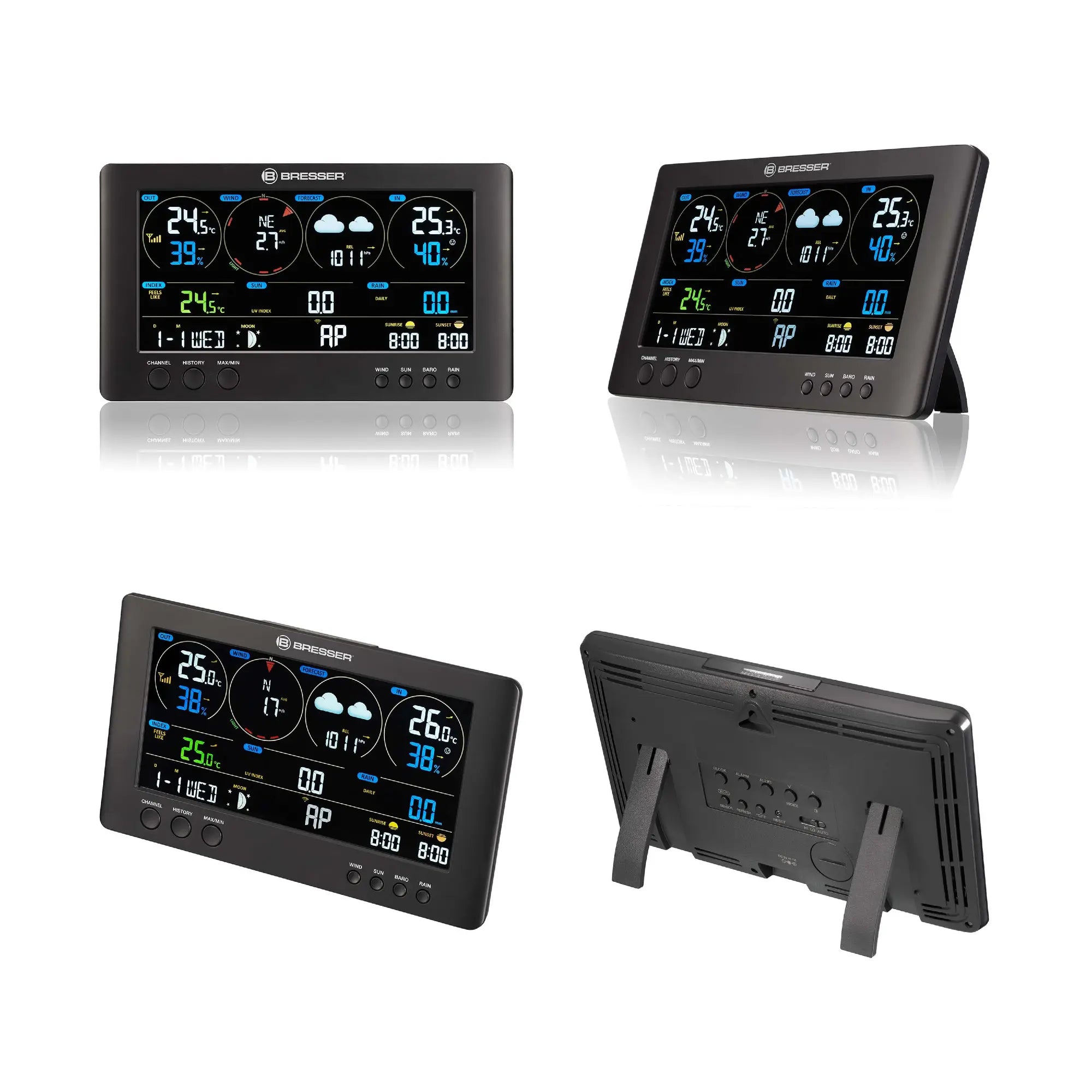 Bresser WIFI ClearView Weather Center with 7-in-1 Sensor