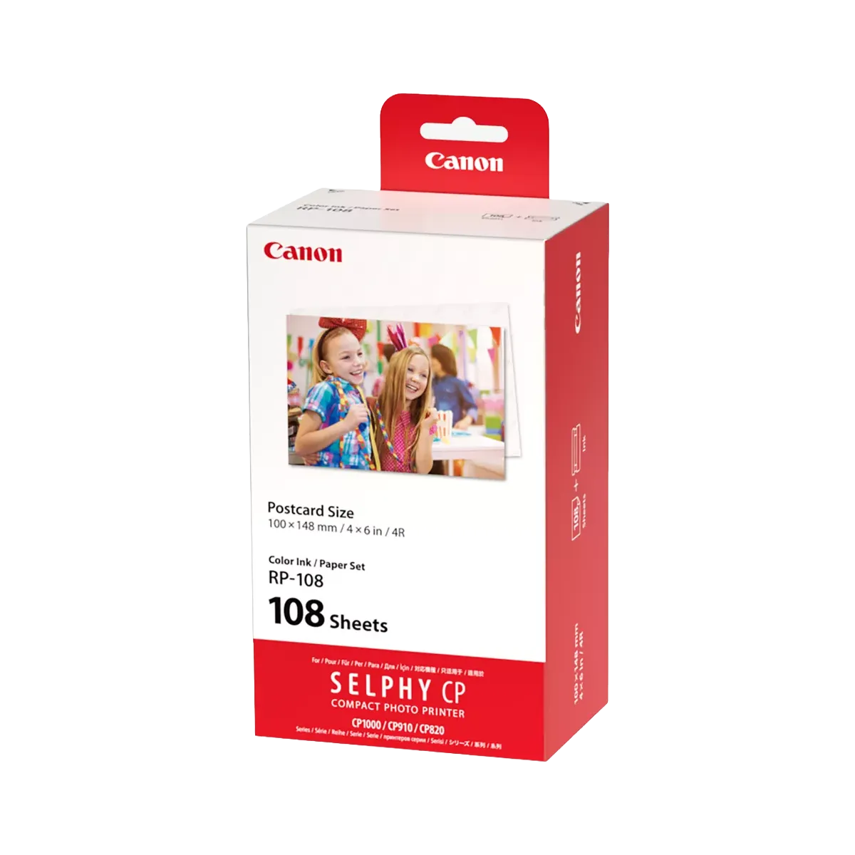 Canon RP-108 Colour Ink + 100 x 148mm Paper Set (108 Sheets)