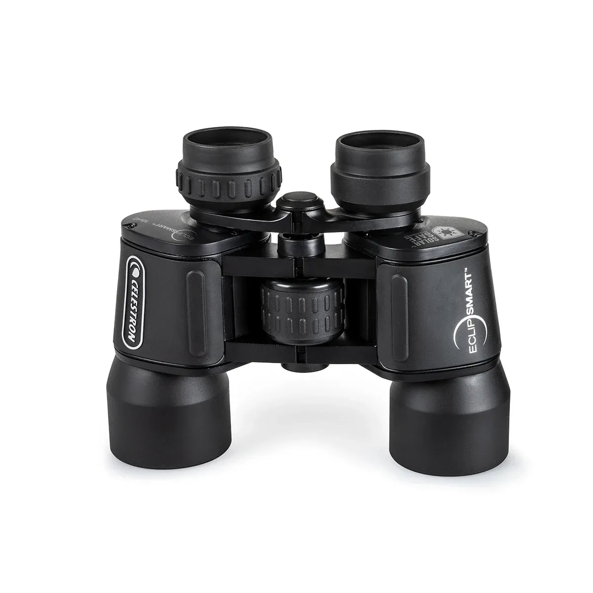 Black binoculars with 'Eclipsmart' branding on a white background