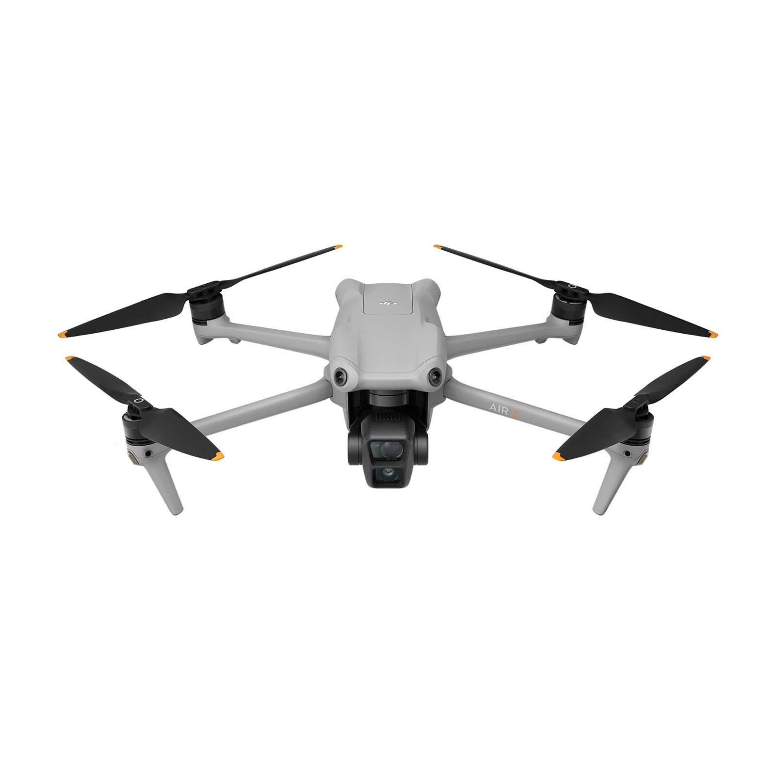 DJI Air 3 with propellers extended front angle