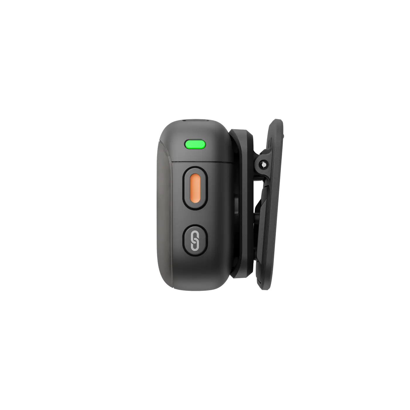 DJI Mic 3 Transmitter side with clip atached