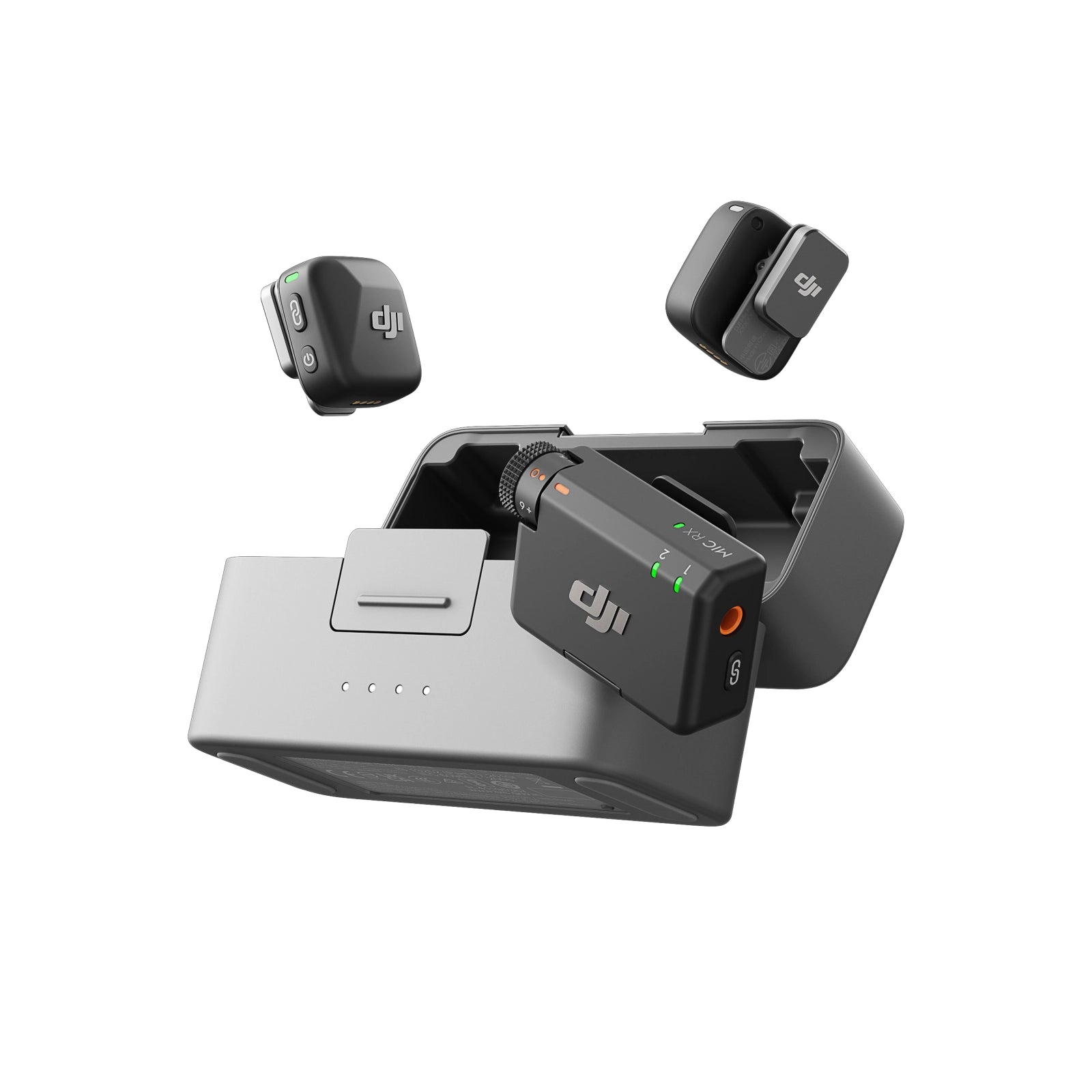 product photo pf DJI Mic Mini (2 TX+1 RX+Charging Case)