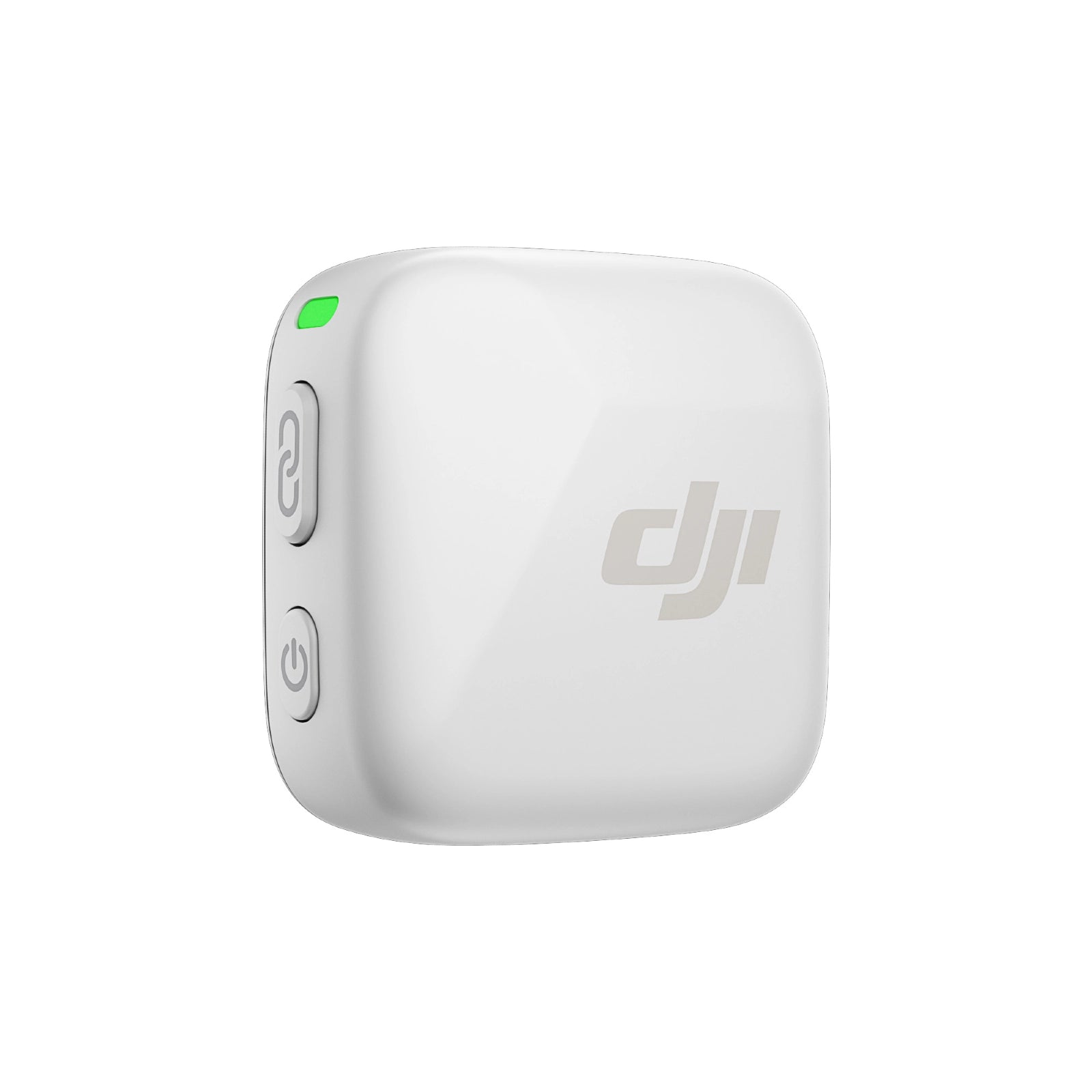 DJI Mic Mini Transmitter (White) front angle from side 2