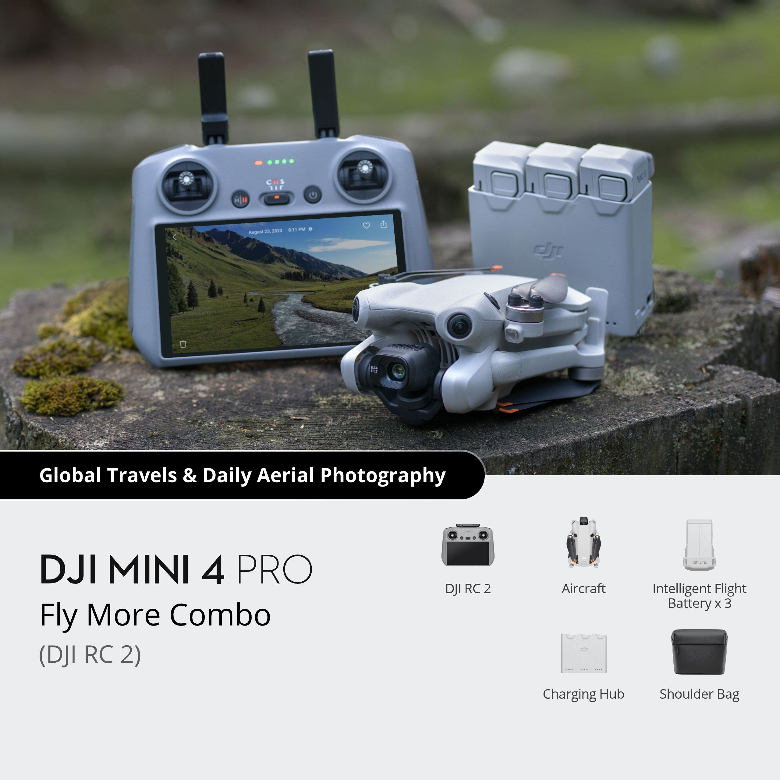 DJI Mini 4 Pro - Fly More Combo with RC 2 Remote
