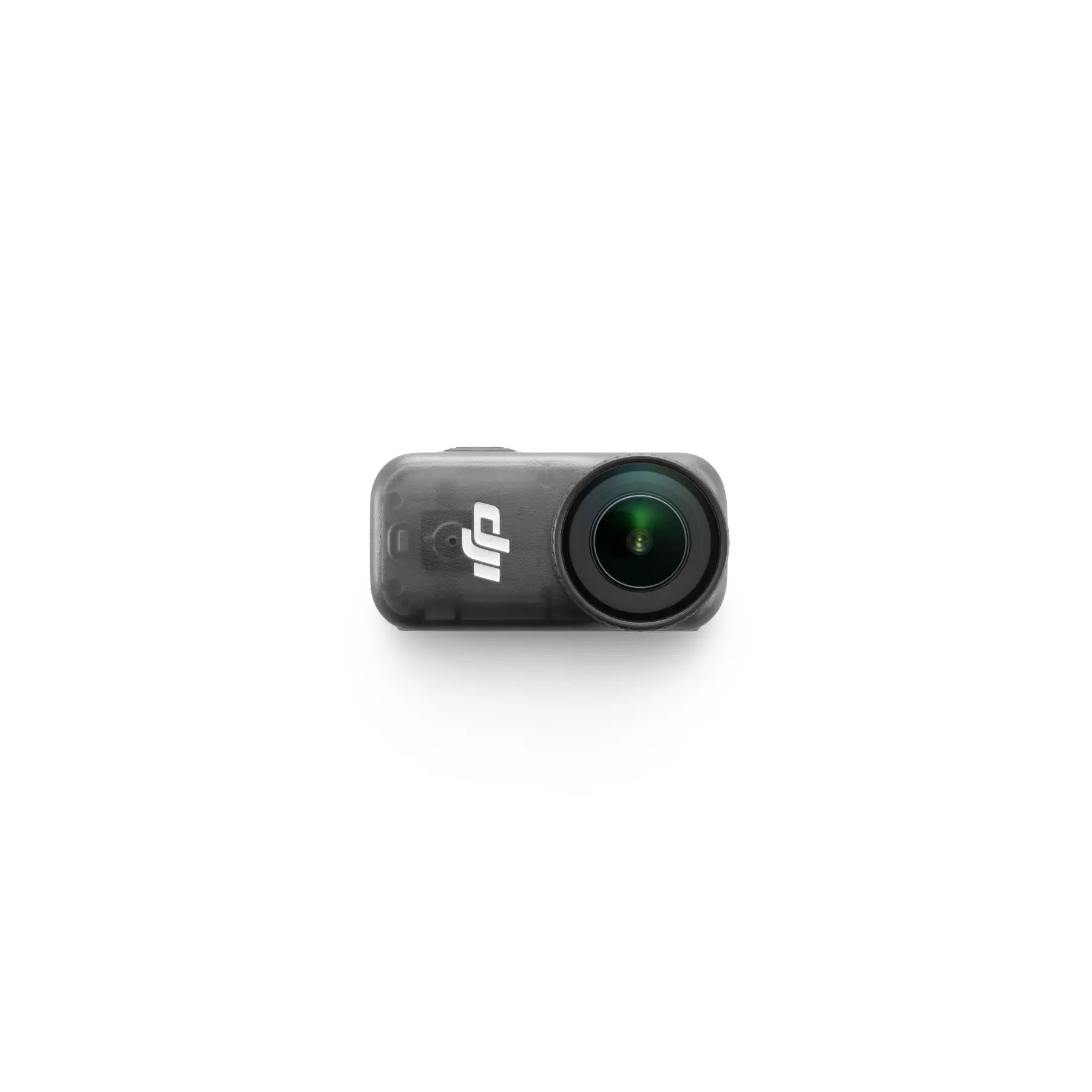 Action camera with DJI logo on a white background