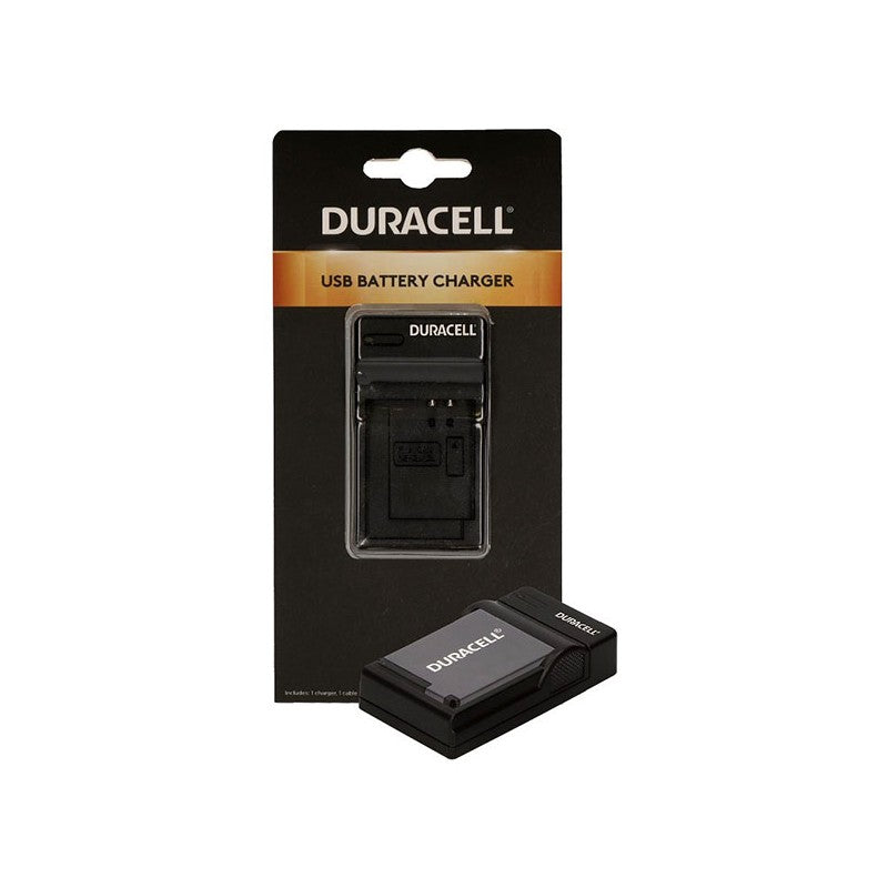 Duracell Charger with USB Cable for Canon NB-11L front angle