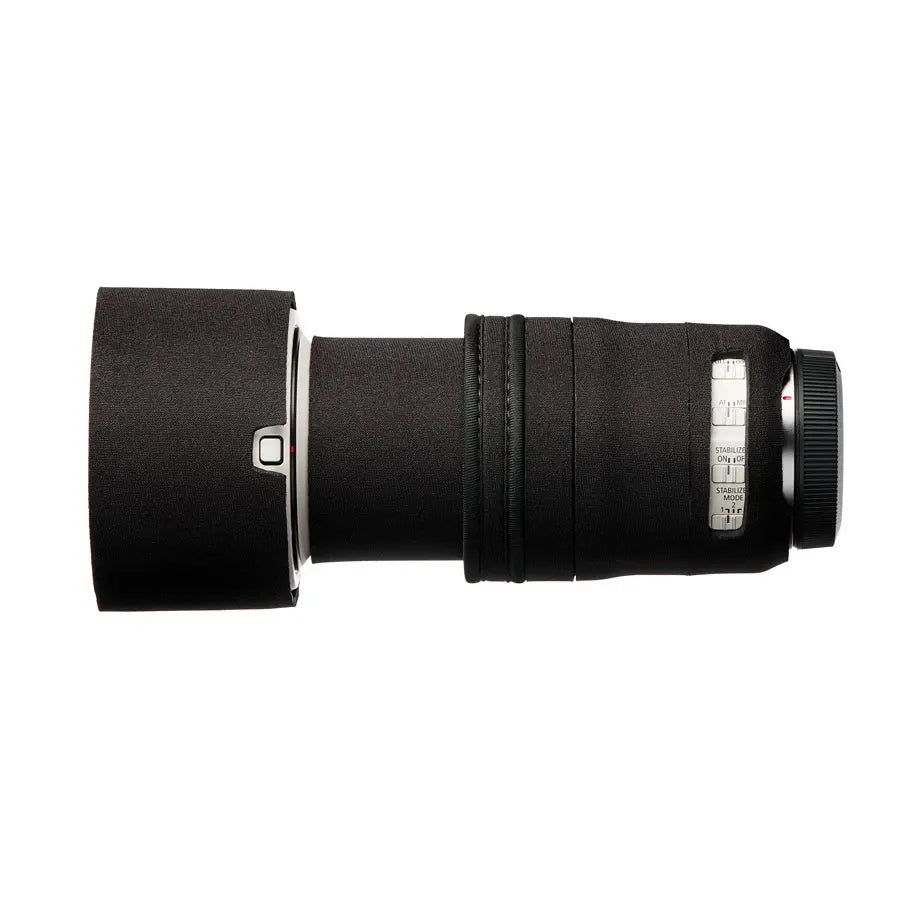 Black flashlight on a white background