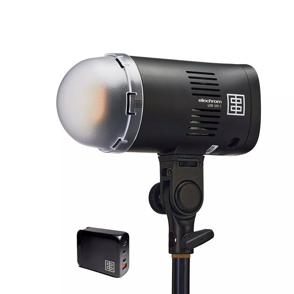 Elinchrom LED 100 C with 100W Fast Charger - Single Head Kit