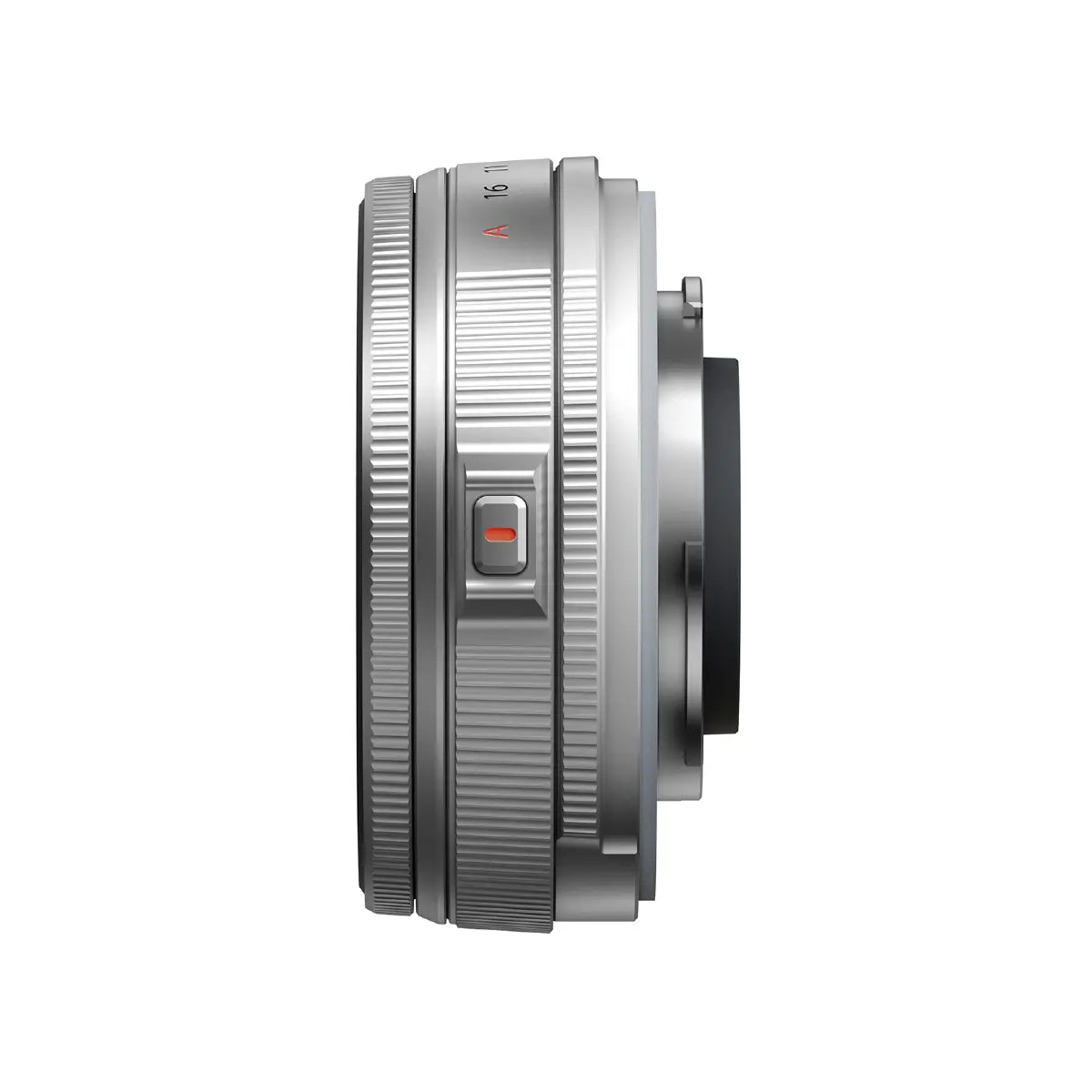 Camera lens on a white background