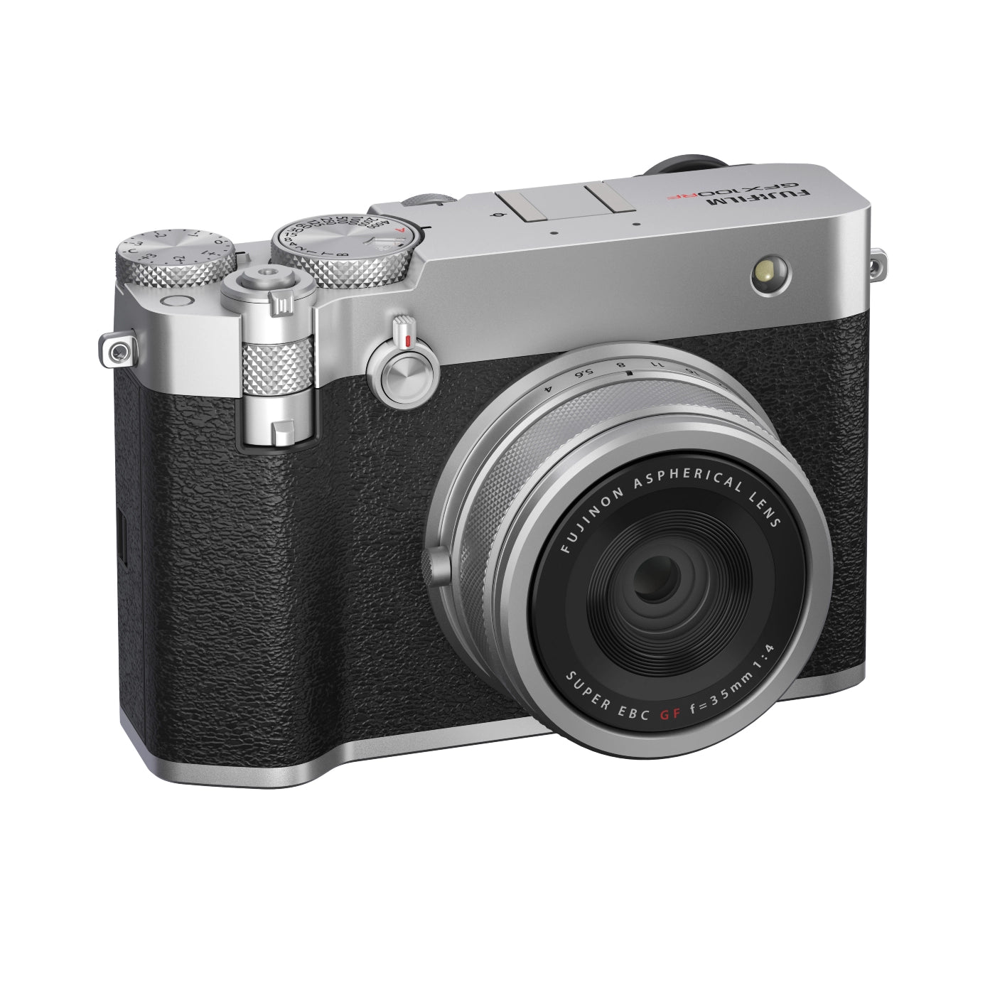Fujifilm GFX 100 RF Fixed-Lens Medium Format Camera - Silver side