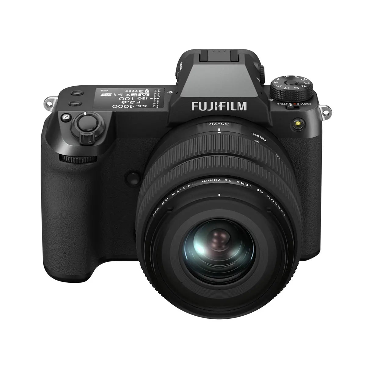 Fujifilm GFX 50S II Medium Format Camera with 35-70mm Lens front top
