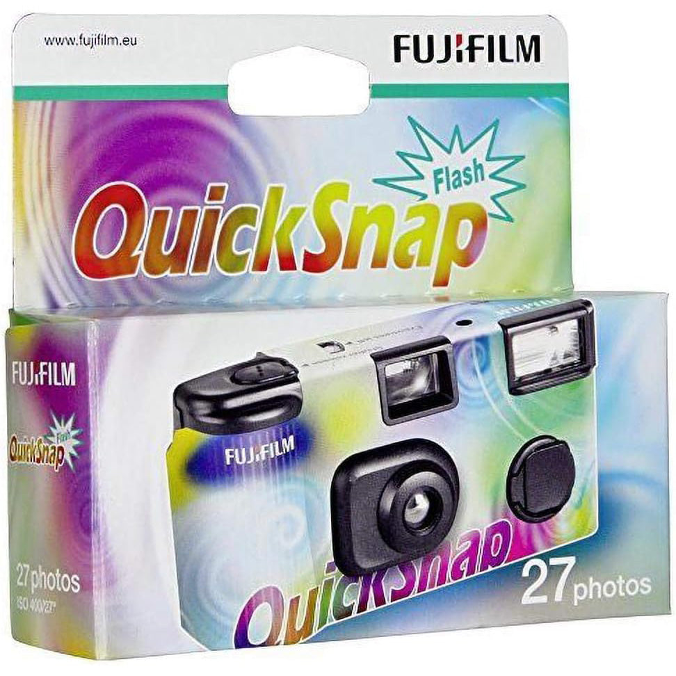 Fujifilm QuickSnap Flash 400 - Appareil Photo Jetable Compact 35mm Avec Flash Intégré