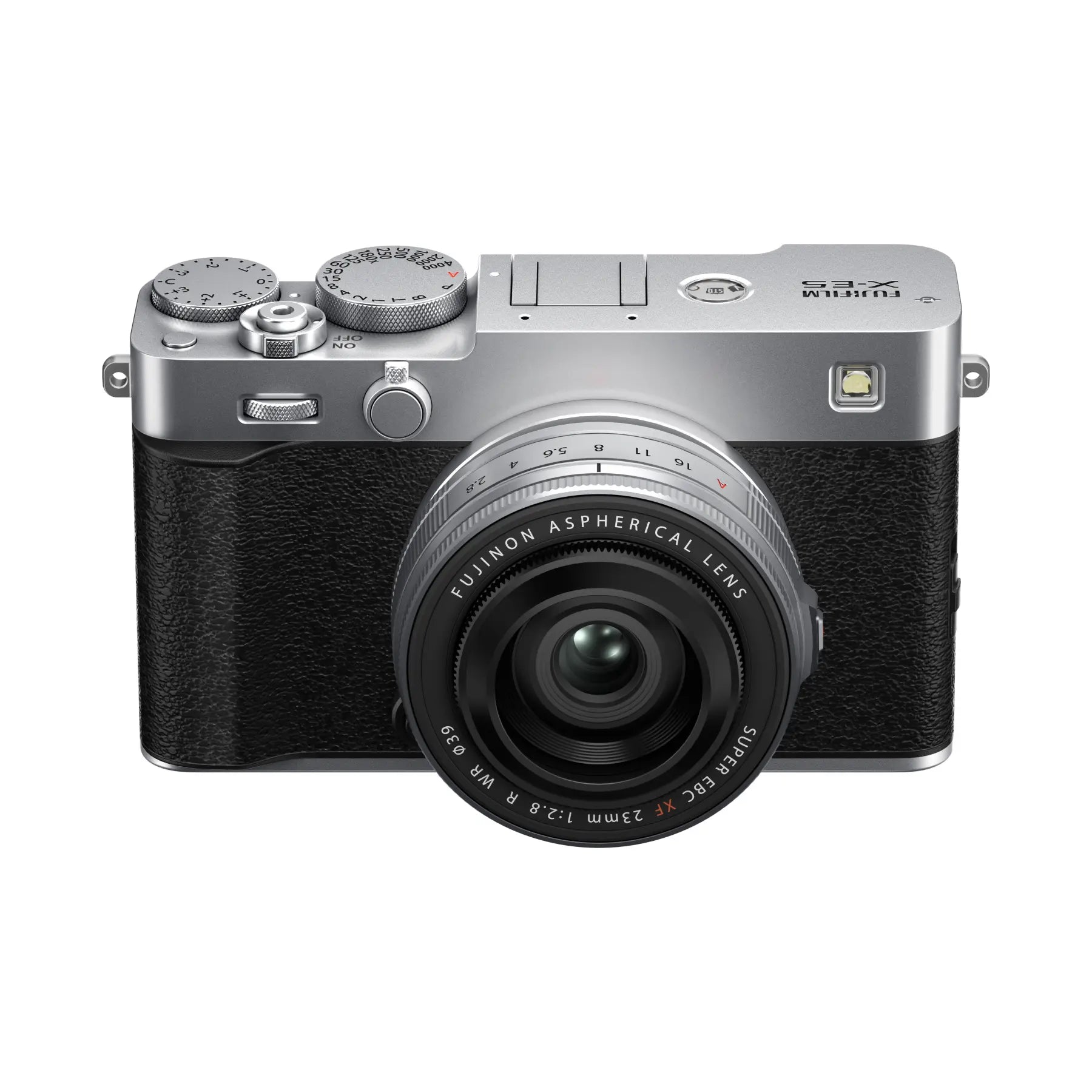 Fujifilm X-E5 Mirrorless Camera with XF 23mm F2.8 R WR Lens - Silver