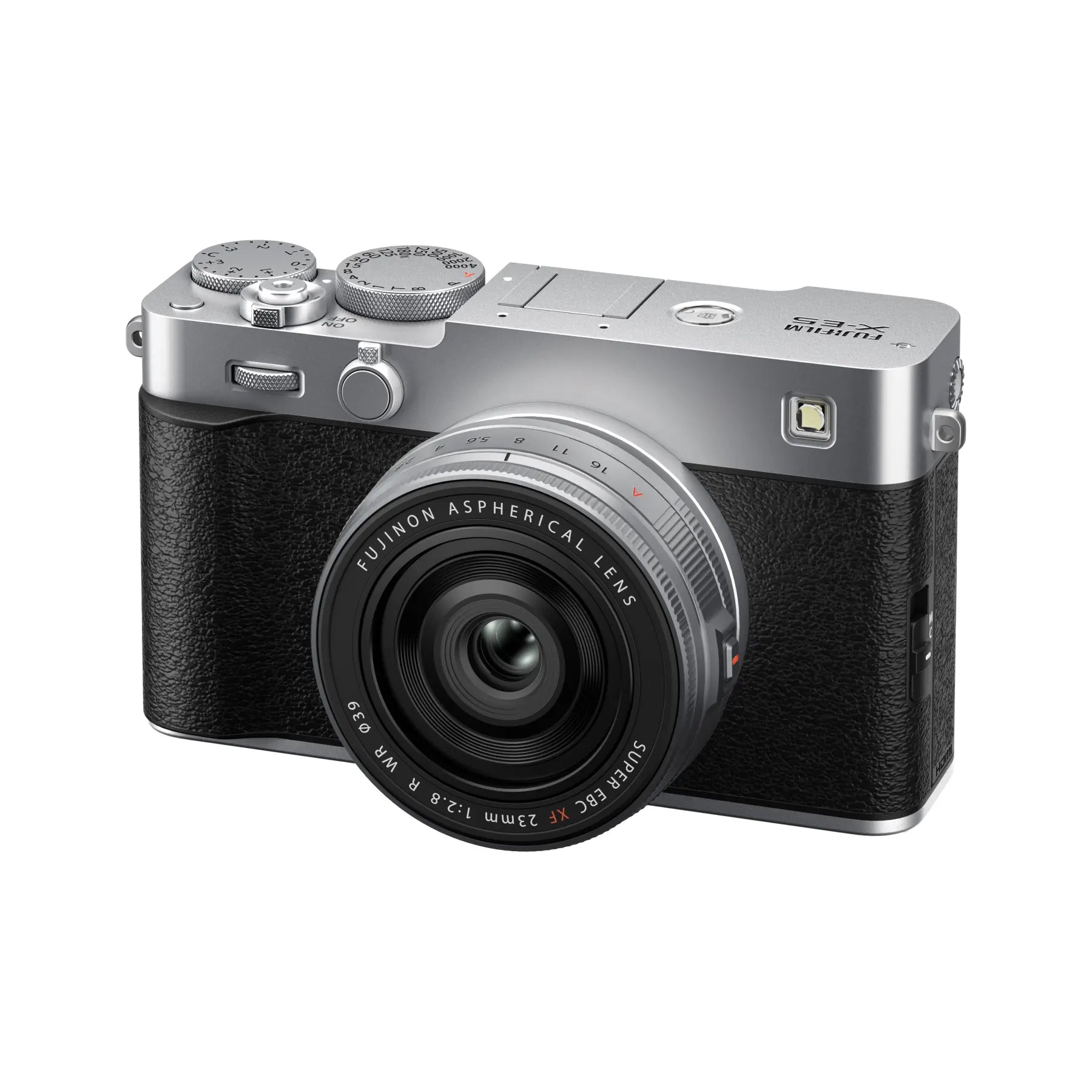 Fujifilm X-E5 Mirrorless Camera with XF 23mm F2.8 R WR Lens - Silver