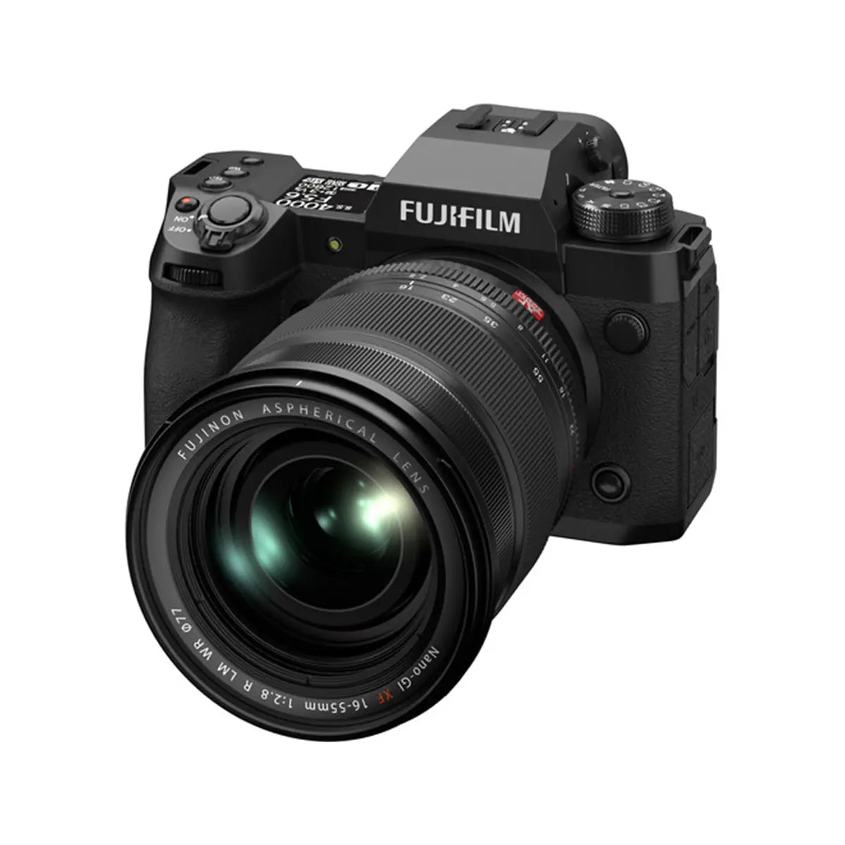 Fujifilm X-H2 Black Camera Kit with XF 16-80mm lens (Black) top