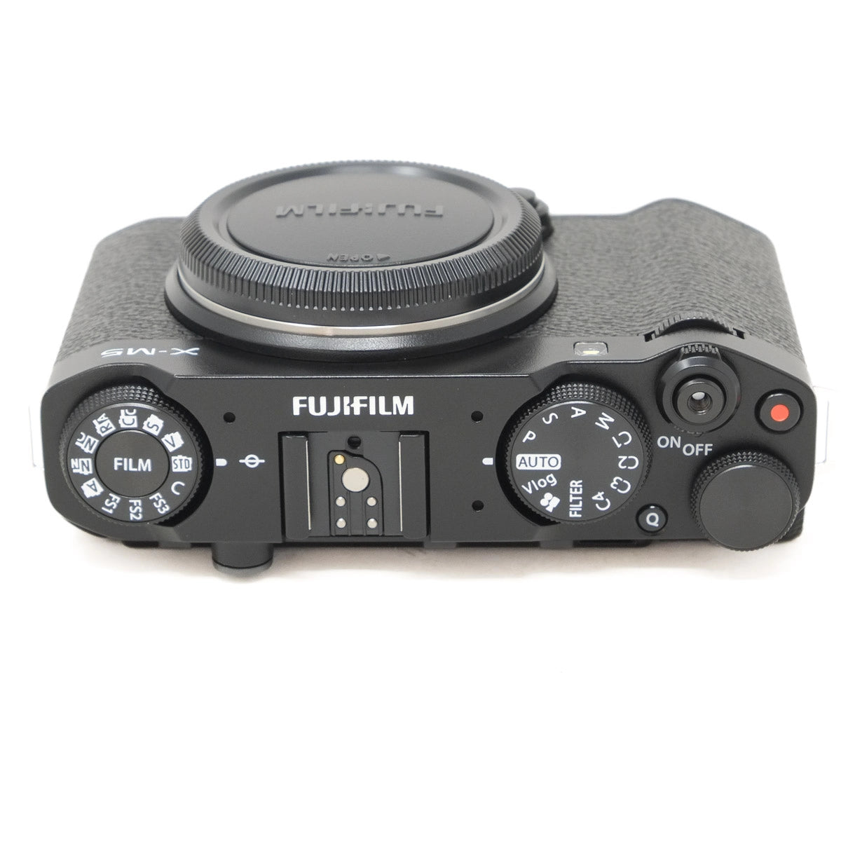 Fujifilm camera on a white background