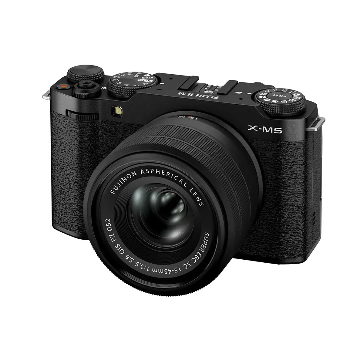 Fujifilm X-M5 with XC 15-45mm Lens - Black side