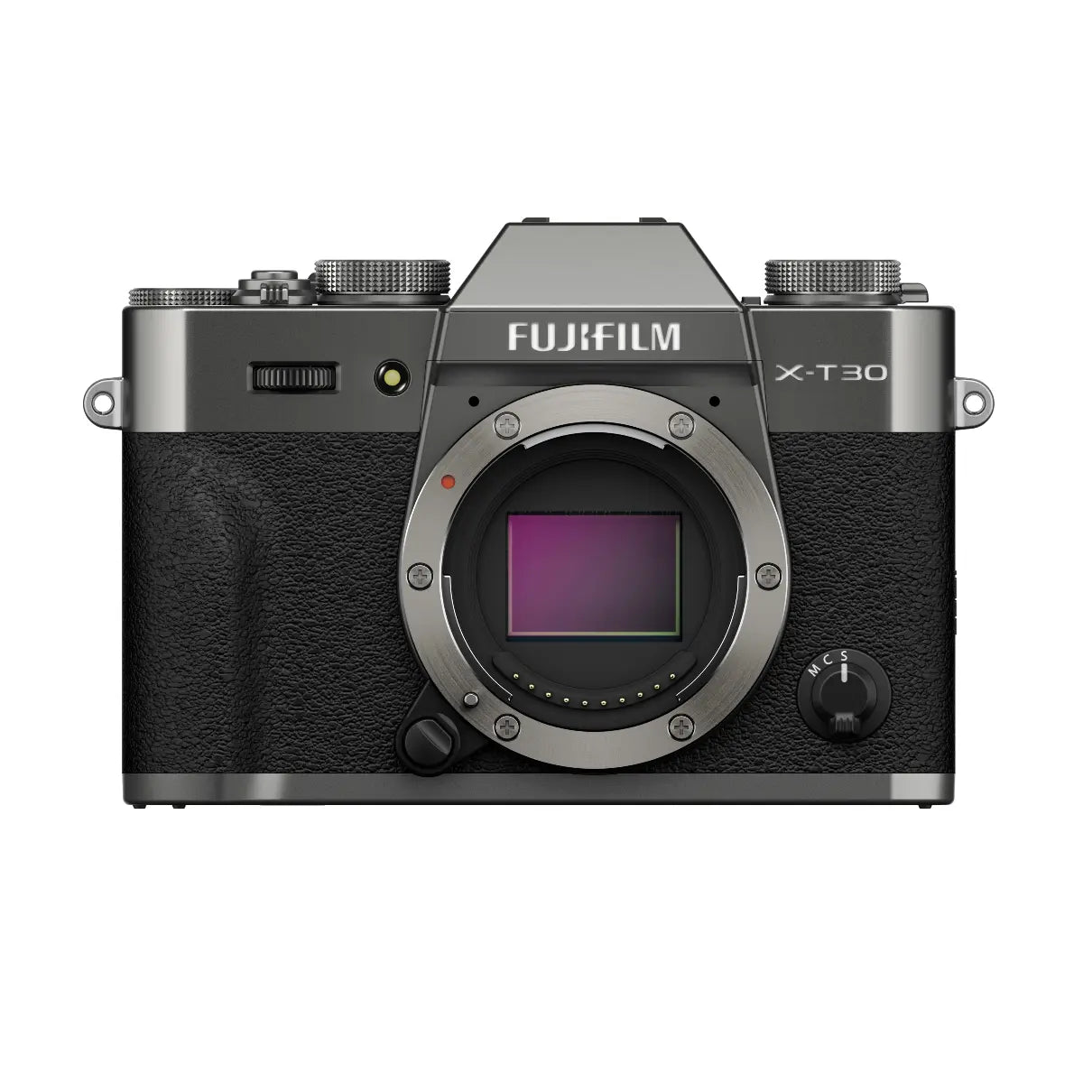Fujifilm X-T30 camera on a white background