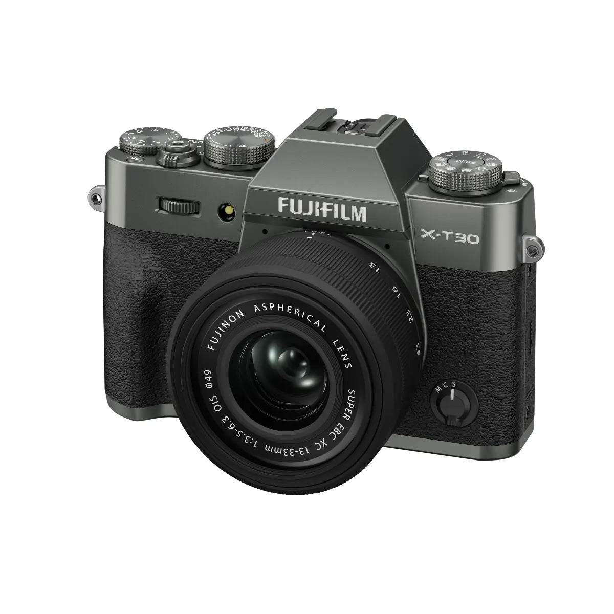 Fujifilm X-T30 camera on a white background