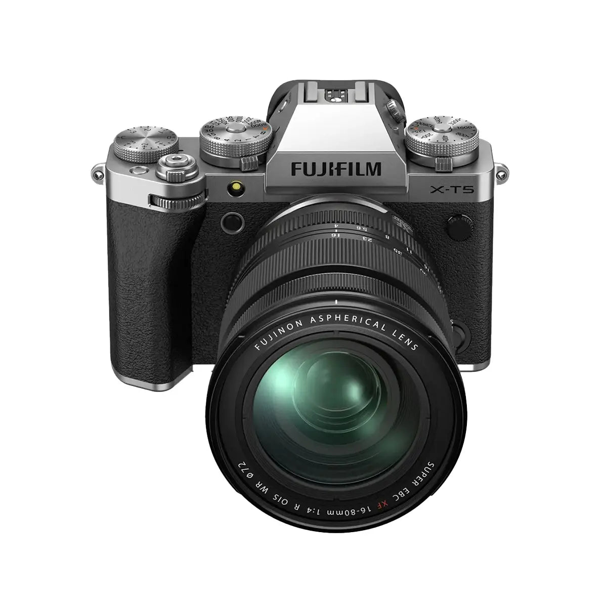 Fujifilm X-T5 Mirrorless Camera with 16-80mm f4 lens - Silver top