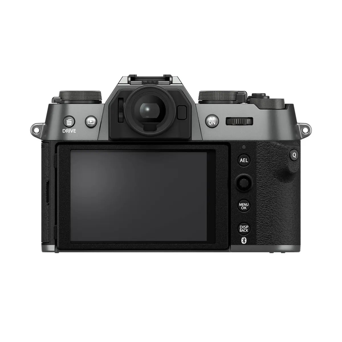 Fujifilm X-T50 Camera with XF 16-50mm F2.8-4.8 R LM WR Lens - Charcoal Silver back