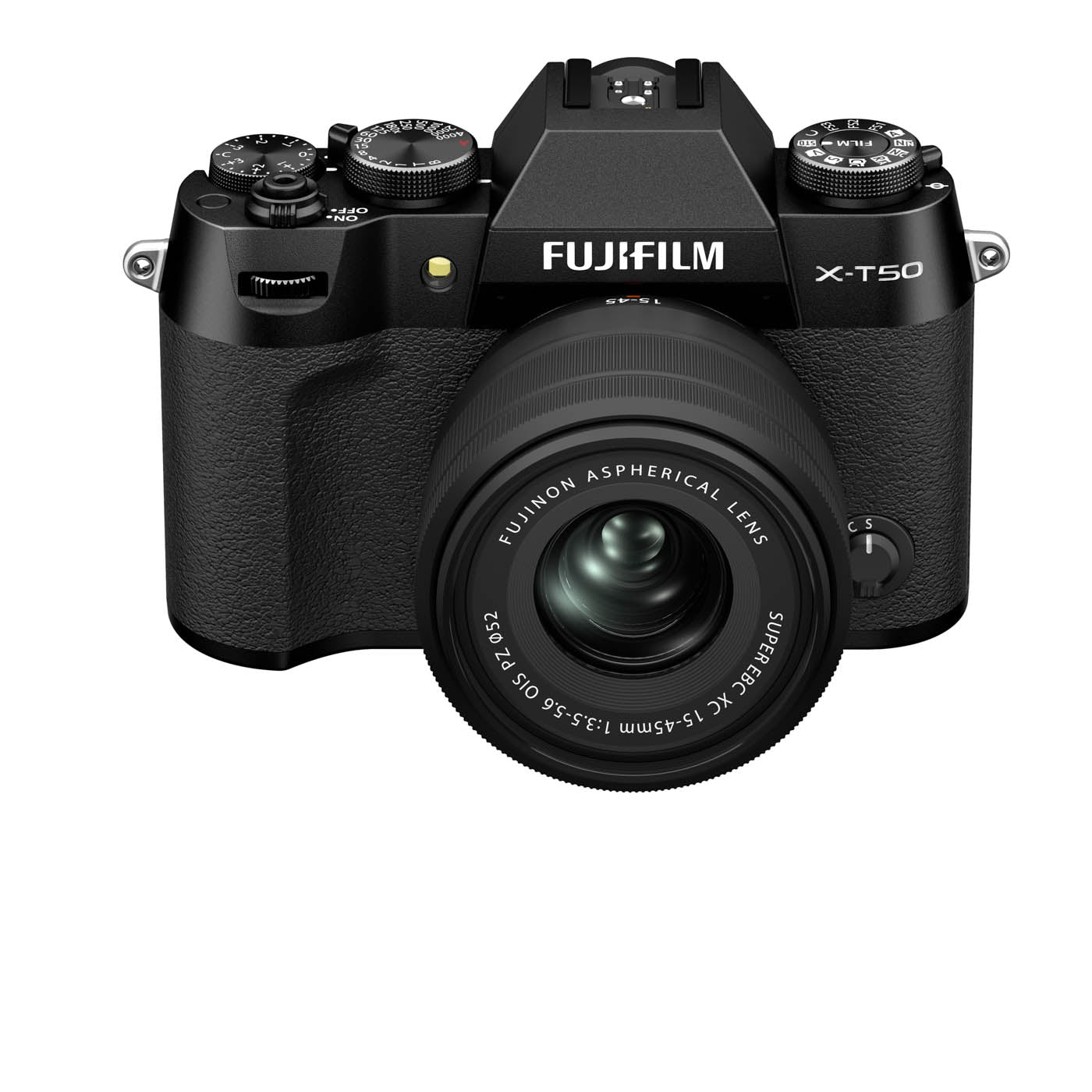 Fujifilm X-T50 Camera with XC 15-45mm F3.5-5.6 OIS PZ Lens - Black