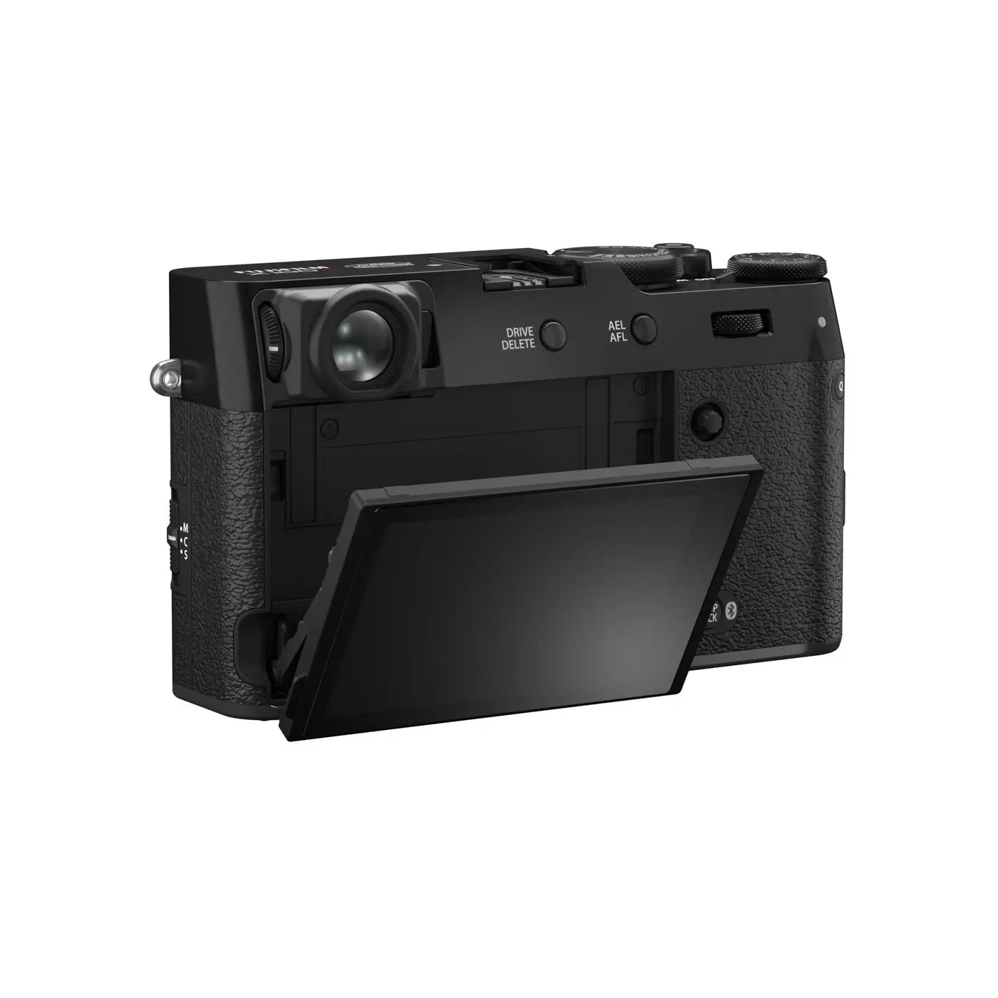 Fujifilm X100VI Digital Camera - Black back with screen rotated