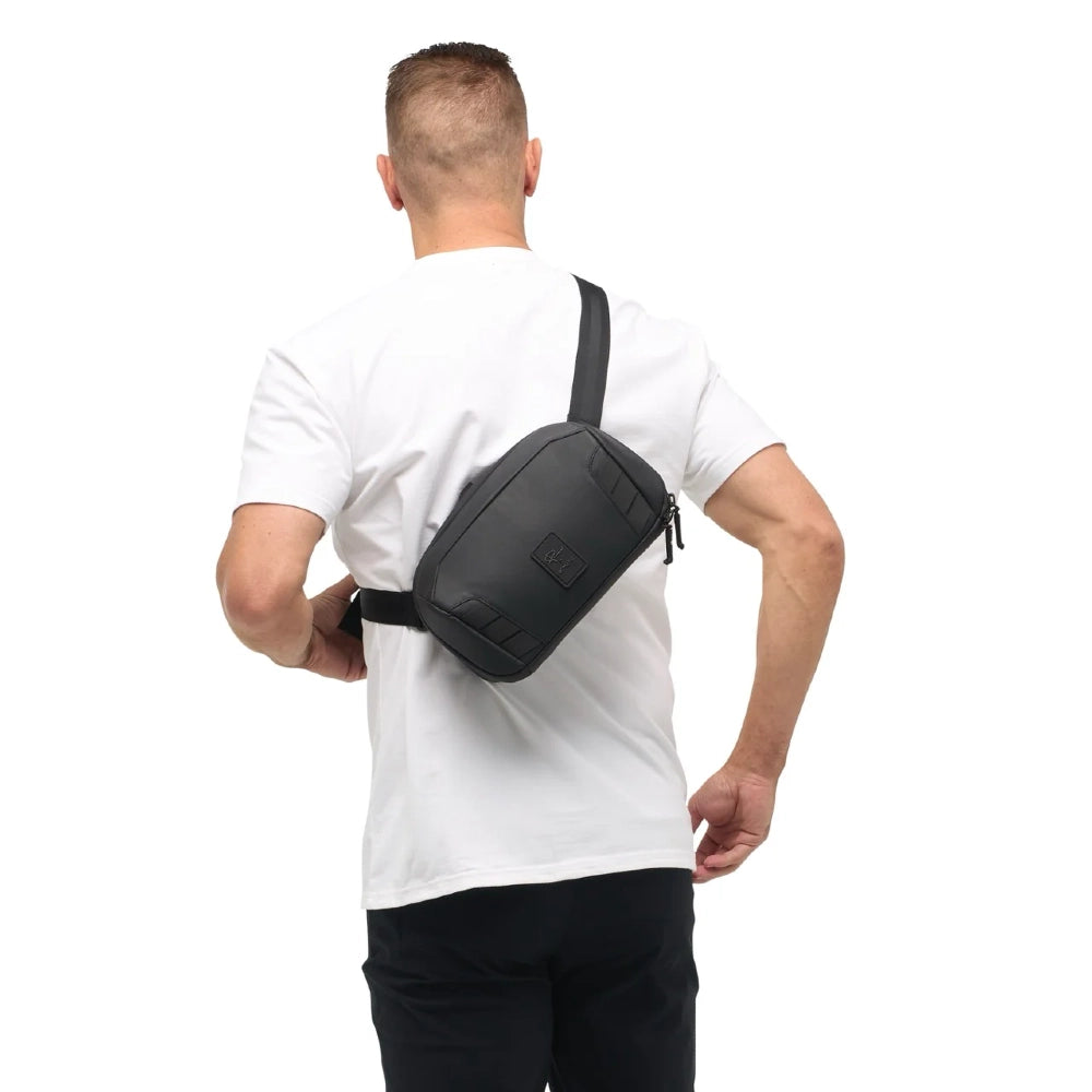 Gomatic McKinnon Camera Sling 5L back angle on model