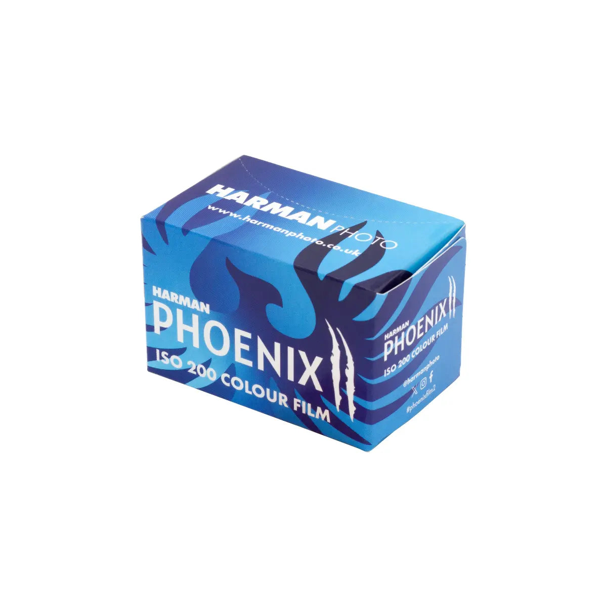 HARMAN Phoenix II 135 Film side angle of box