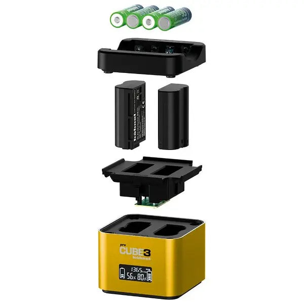 Hahnel ProCube 3 Twin Battery Charger - Nikon