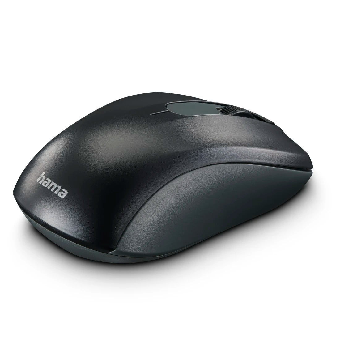Hama AMW-200 Wireless Optical Mouse, 3 Buttons, USB Nano Receiver, Black/Grey