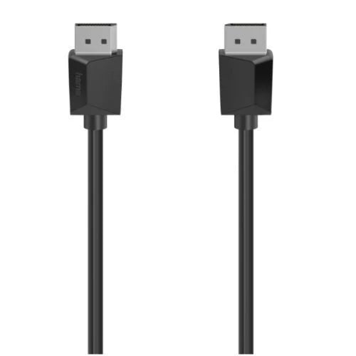 Hama DisplayPort 2.1 Cable Male to Male Ultra-HD 4K - 5 Metre front angle