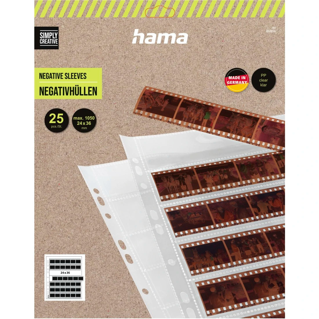 Hama Negative Sleeves (24x36mm, 25 Pack)