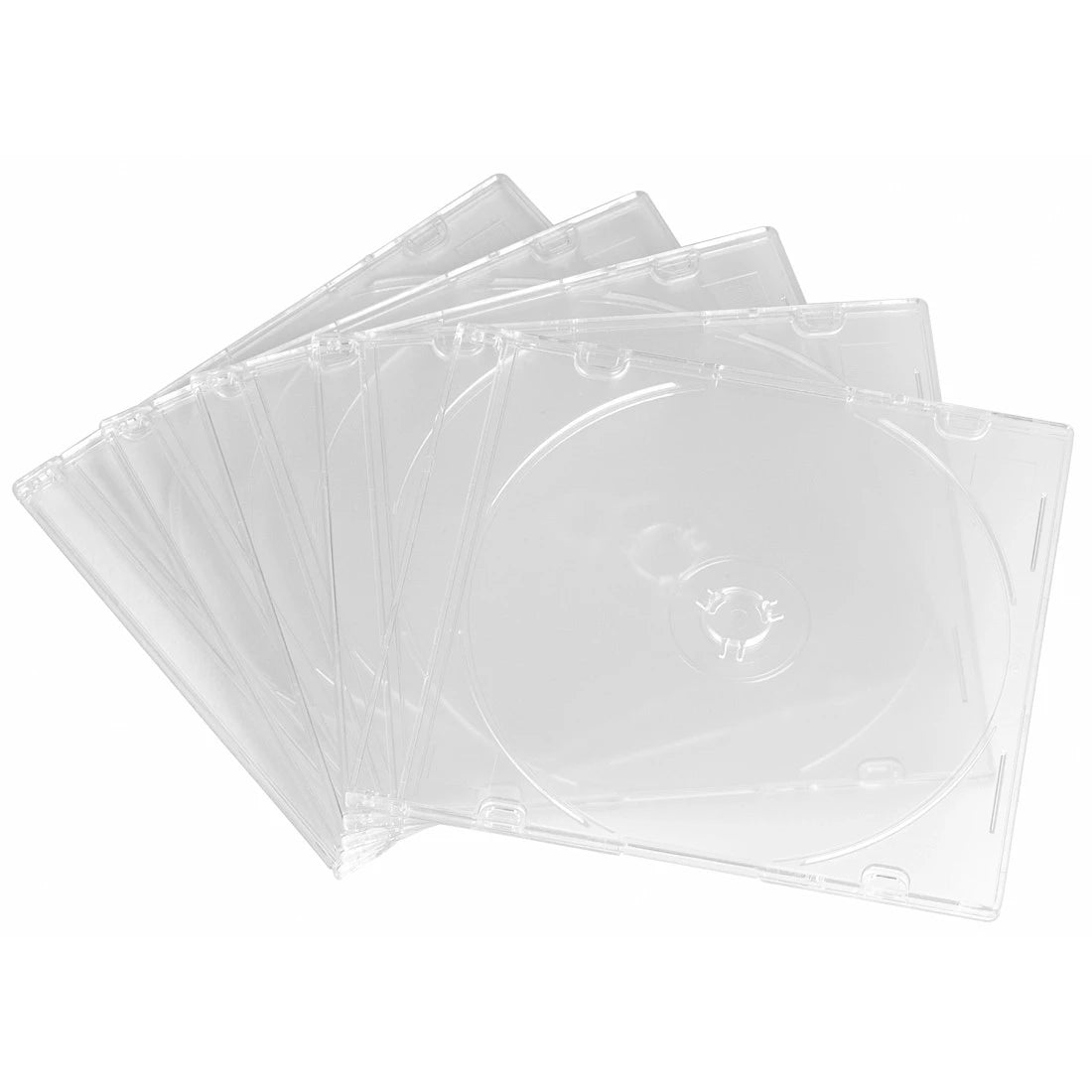 Hama CD/DVD/Blu-Ray Slim Jewel Cases x25, Transparent
