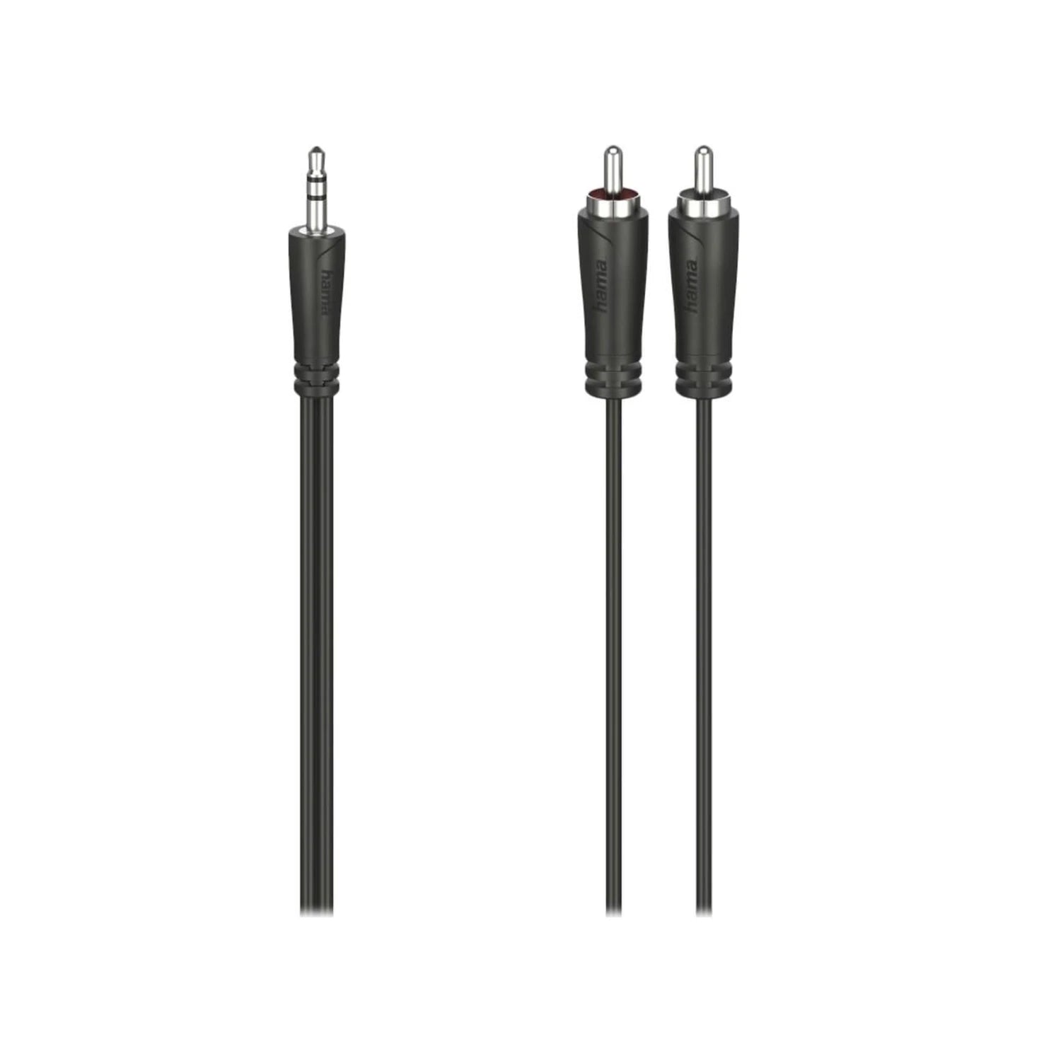 Hama 3.5mm Jack Plug to 2x RCA Plugs Converter Cable – Stereo, 1.5m