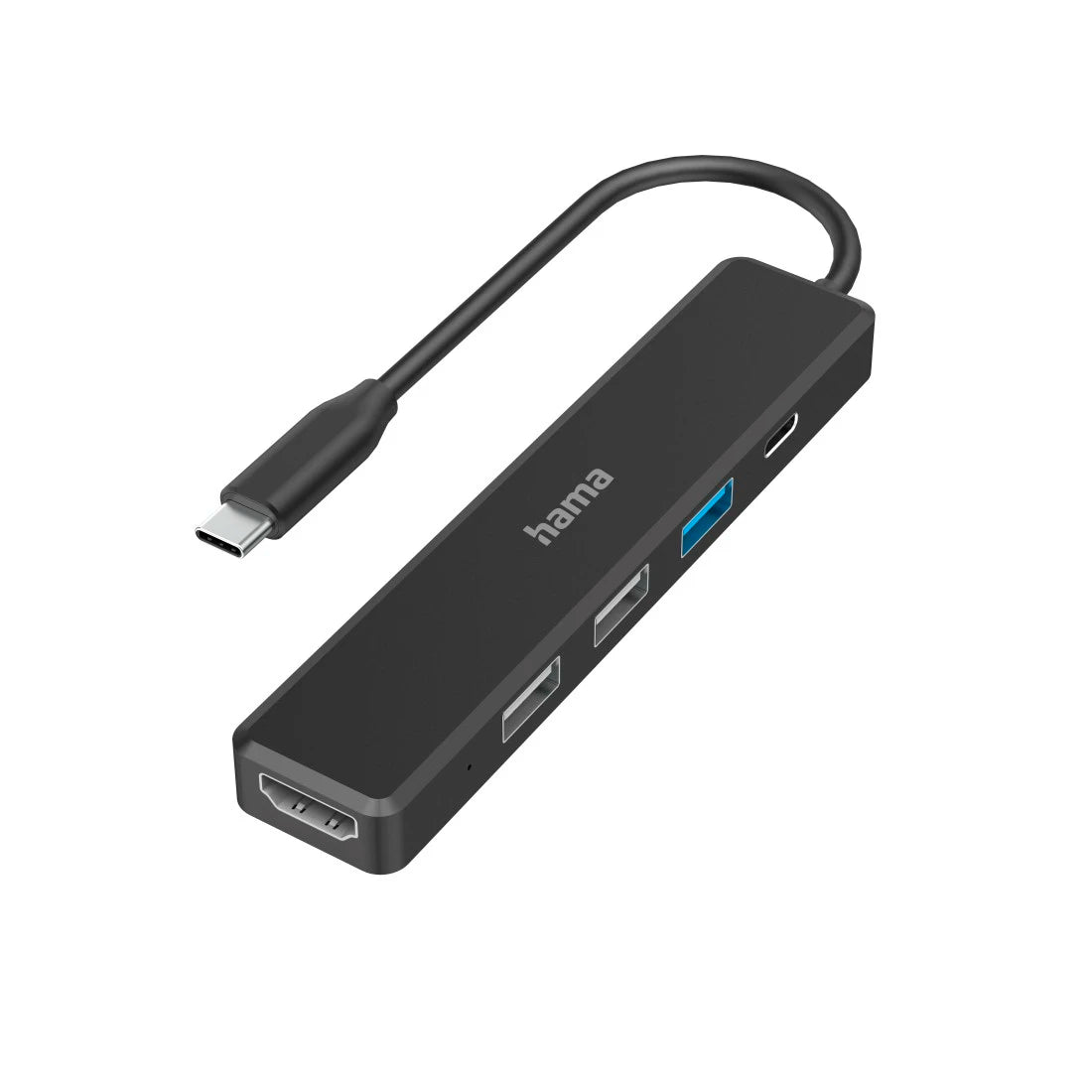 Hama USB-C hub, multi-port, 5 ports, 3x USB-A, USB-C, HDMI