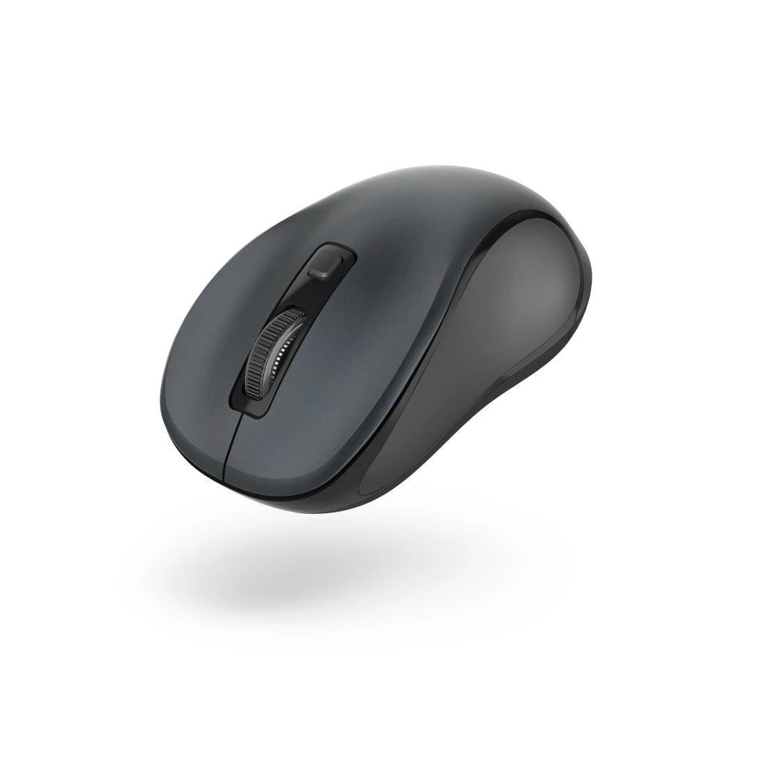 Gray computer mouse on a white background