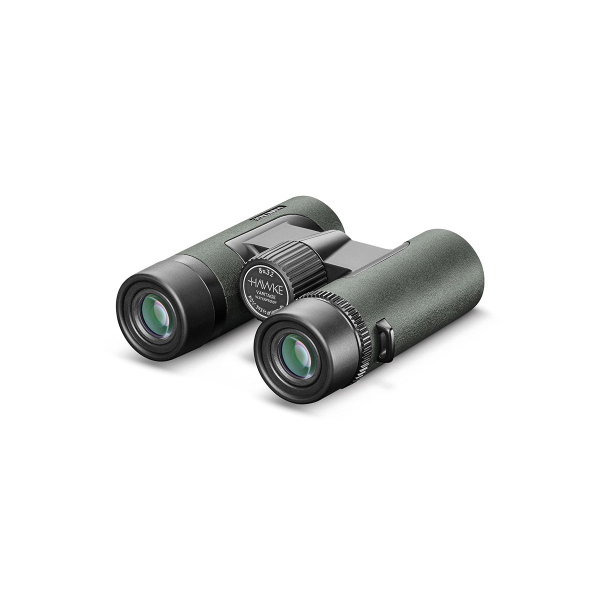 Hawke Vantage 8x32 Binoculars Green back angle