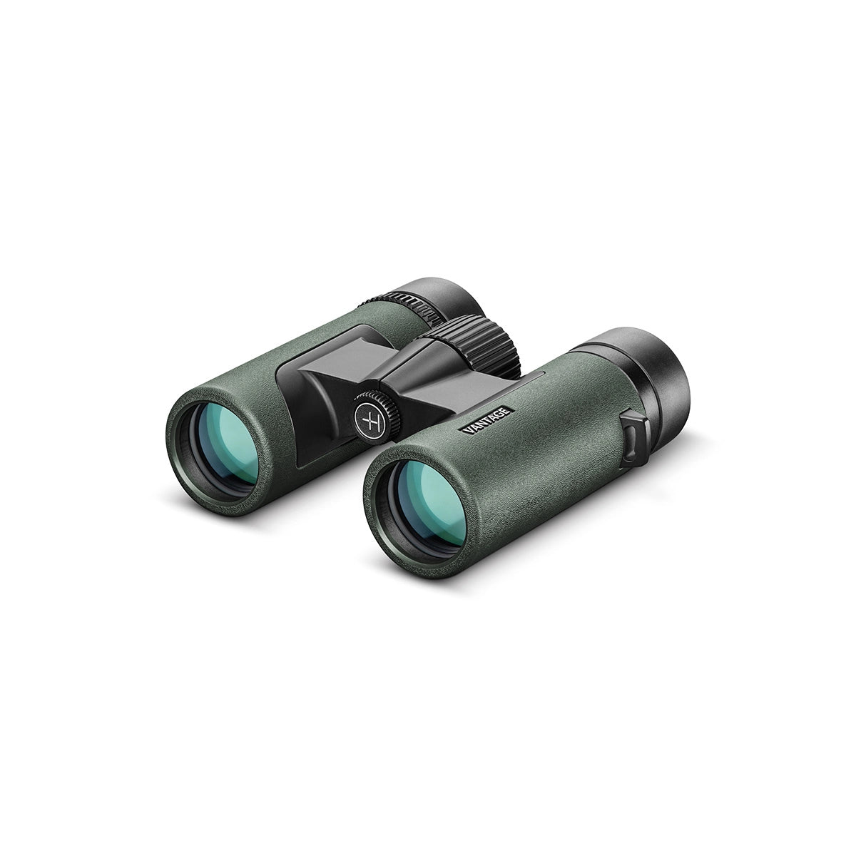 Hawke Vantage 8x32 Binoculars Green front angle