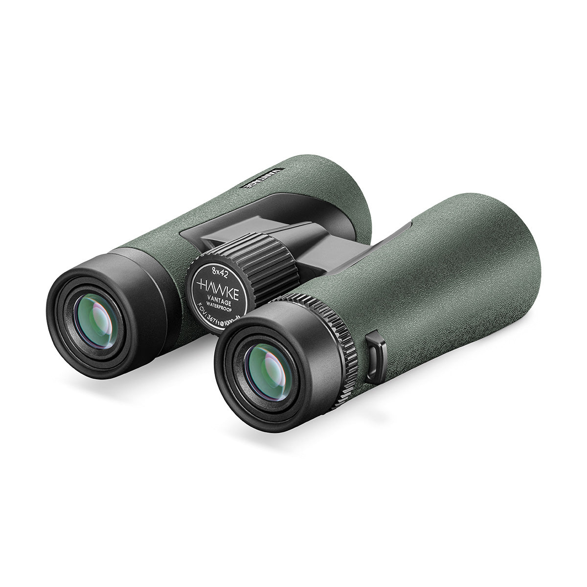 Hawke Vantage 8x42 Binoculars - Green Product Photo Side Photo
