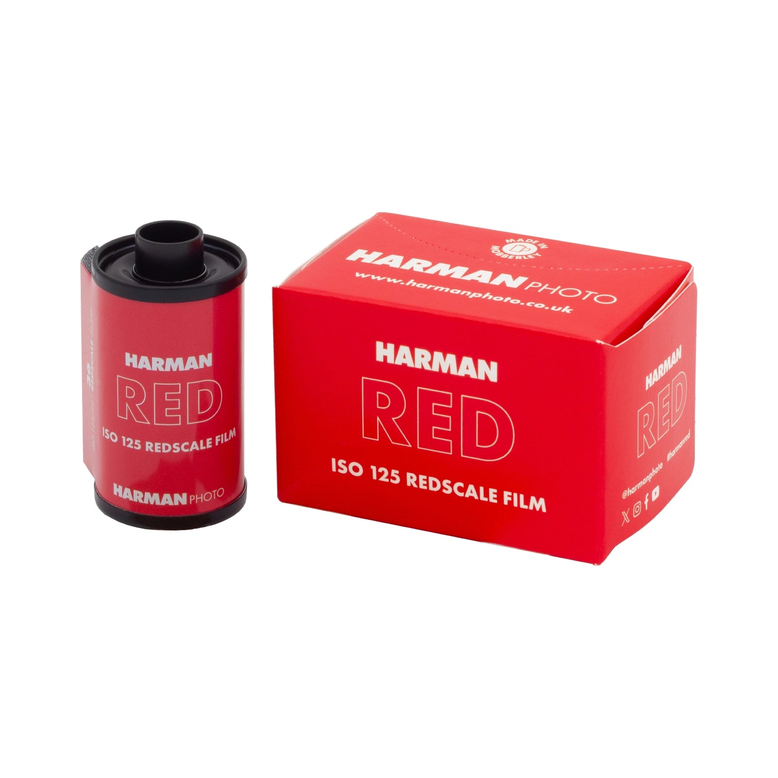 Ilford Harman Red 125 135-36exp front angle