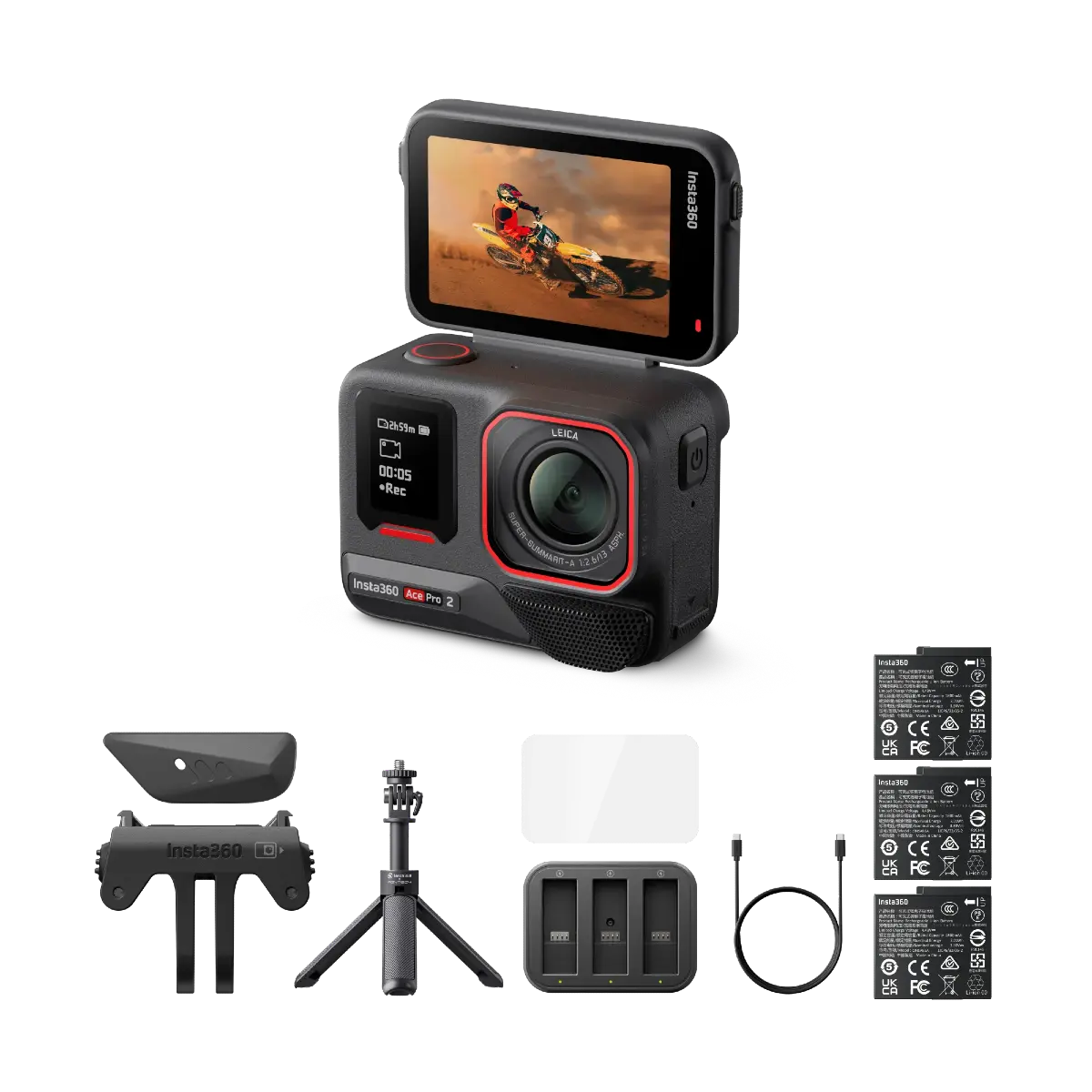 Insta360 Ace Pro 2 Creator Bundle front with contents