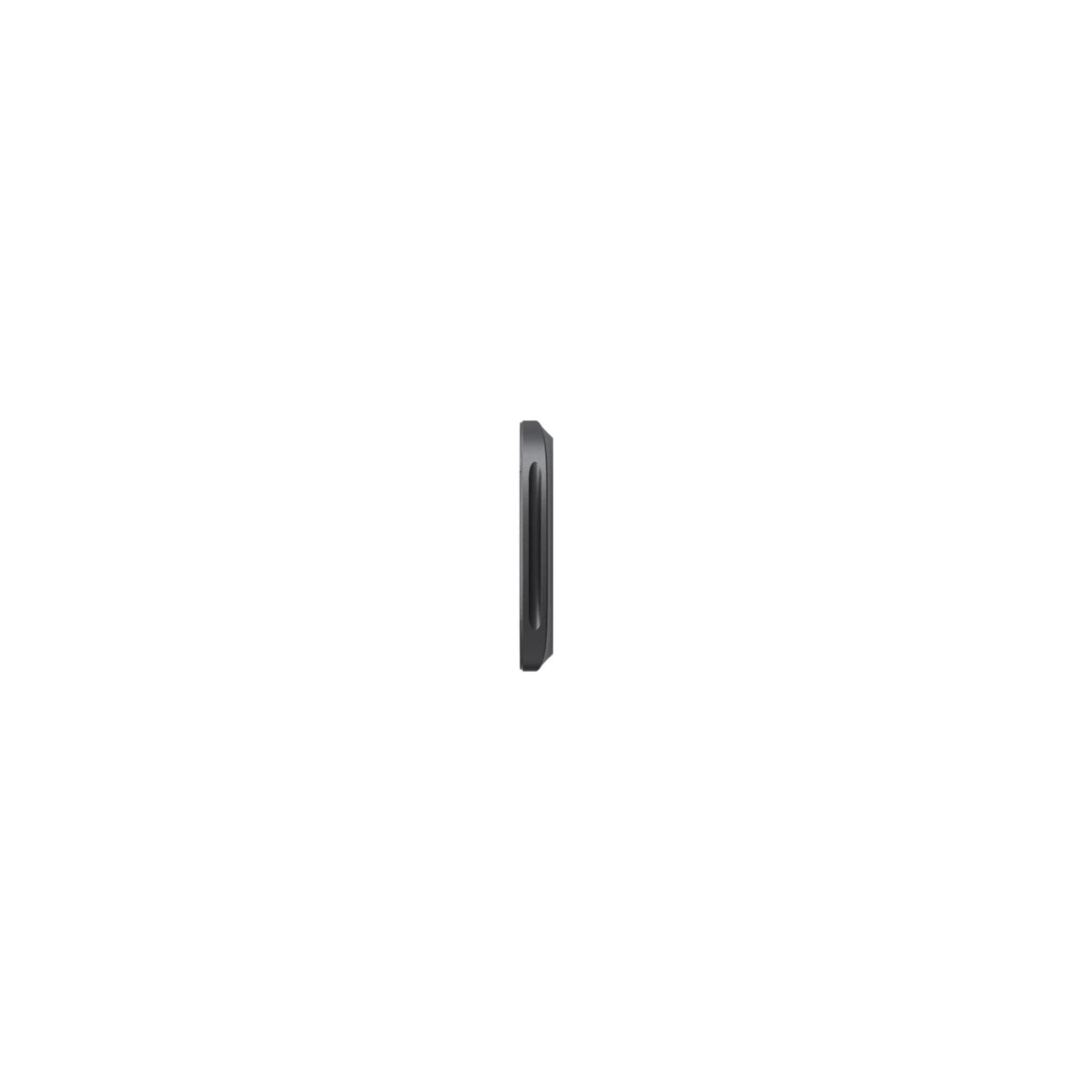 Black smartphone case on a white background