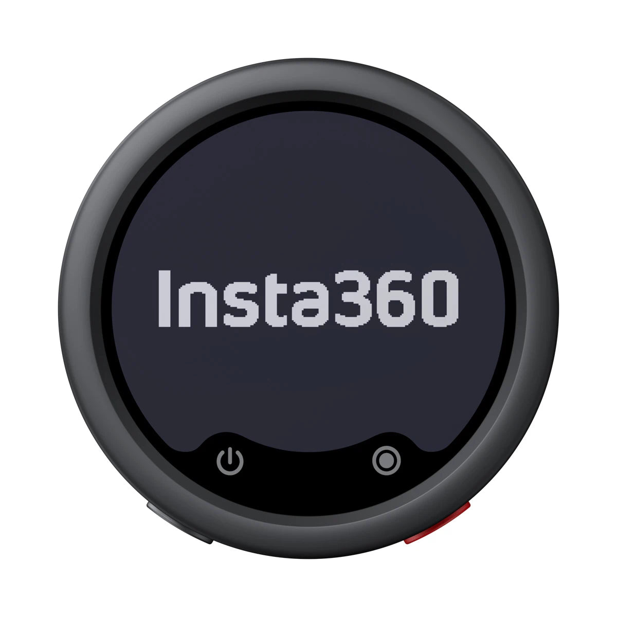 Insta360 device on a white background