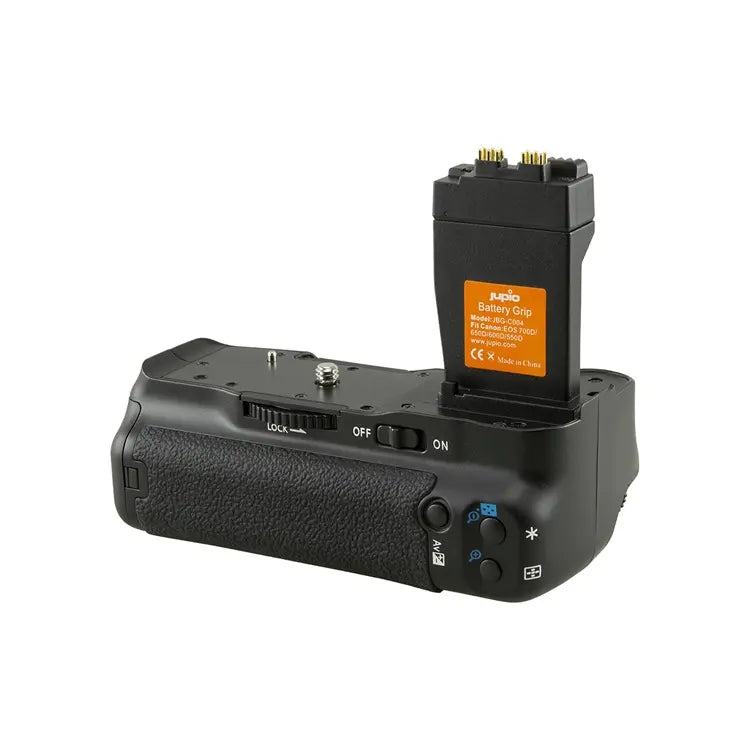 Jupio Battery Stand for Canon 550D / 600D / 650D / 700D (BG-E8) back angle