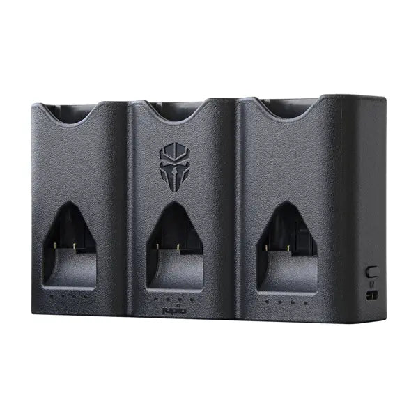 Jupio Tri-Charge for Panasonic BLK-22 front angle