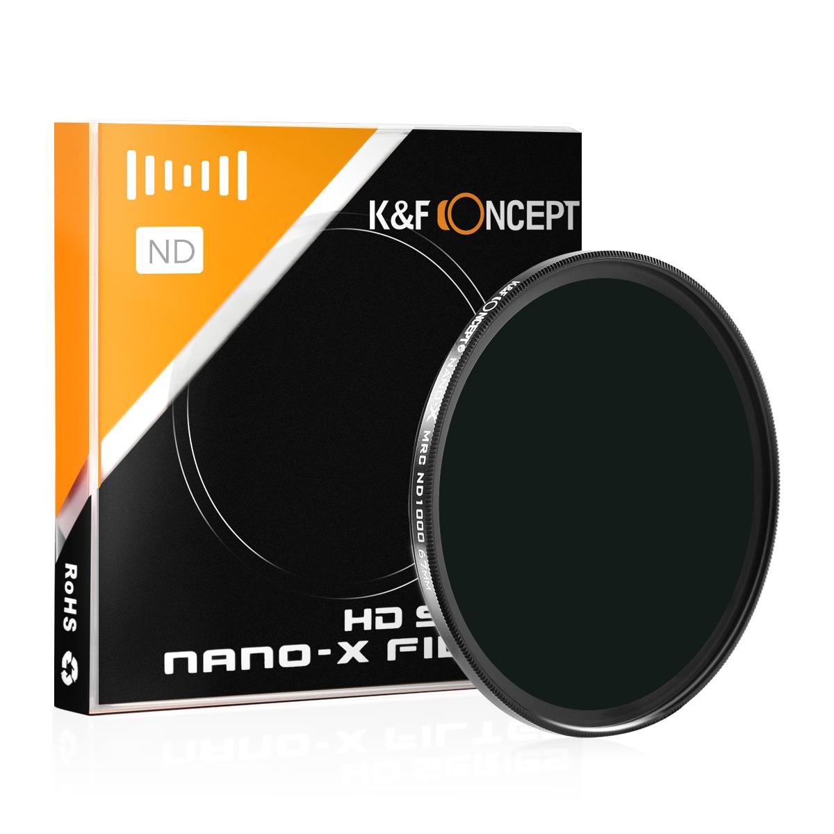K&F Concept 77MM NANO-X ND1000 Filte