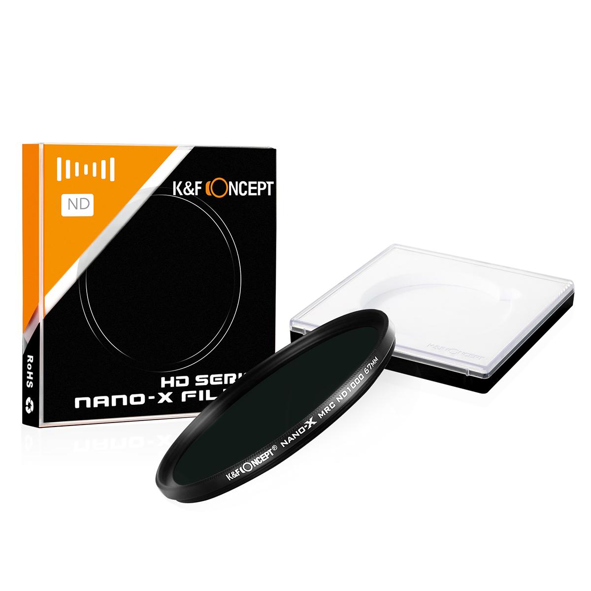 K&F Concept 77MM NANO-X ND1000 Filte